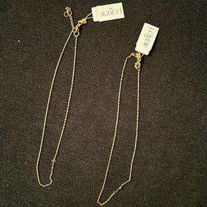J Crew initial necklace